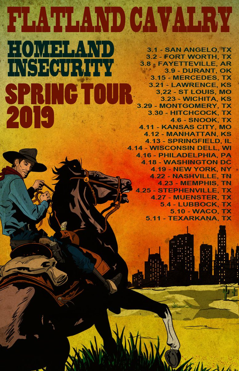 FlatlandCavalry's tweet photo. A ton of great shows coming up. Which ones are you coming to? https://t.co/HDvTfo7zxC