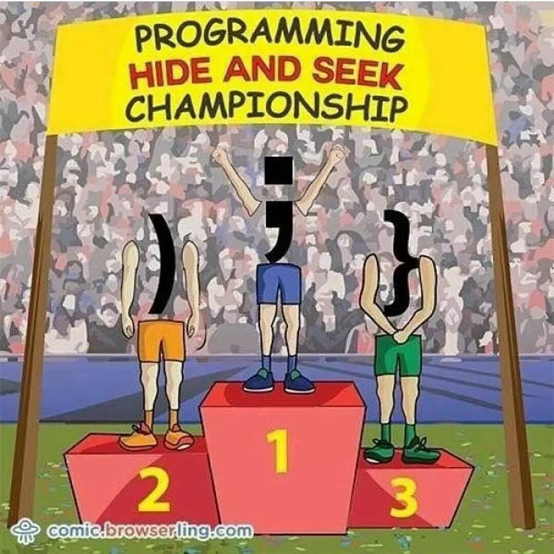 junespring's tweet image. If codes don&apos;t work, find these culprits.

#justforfun #programming #codeerror