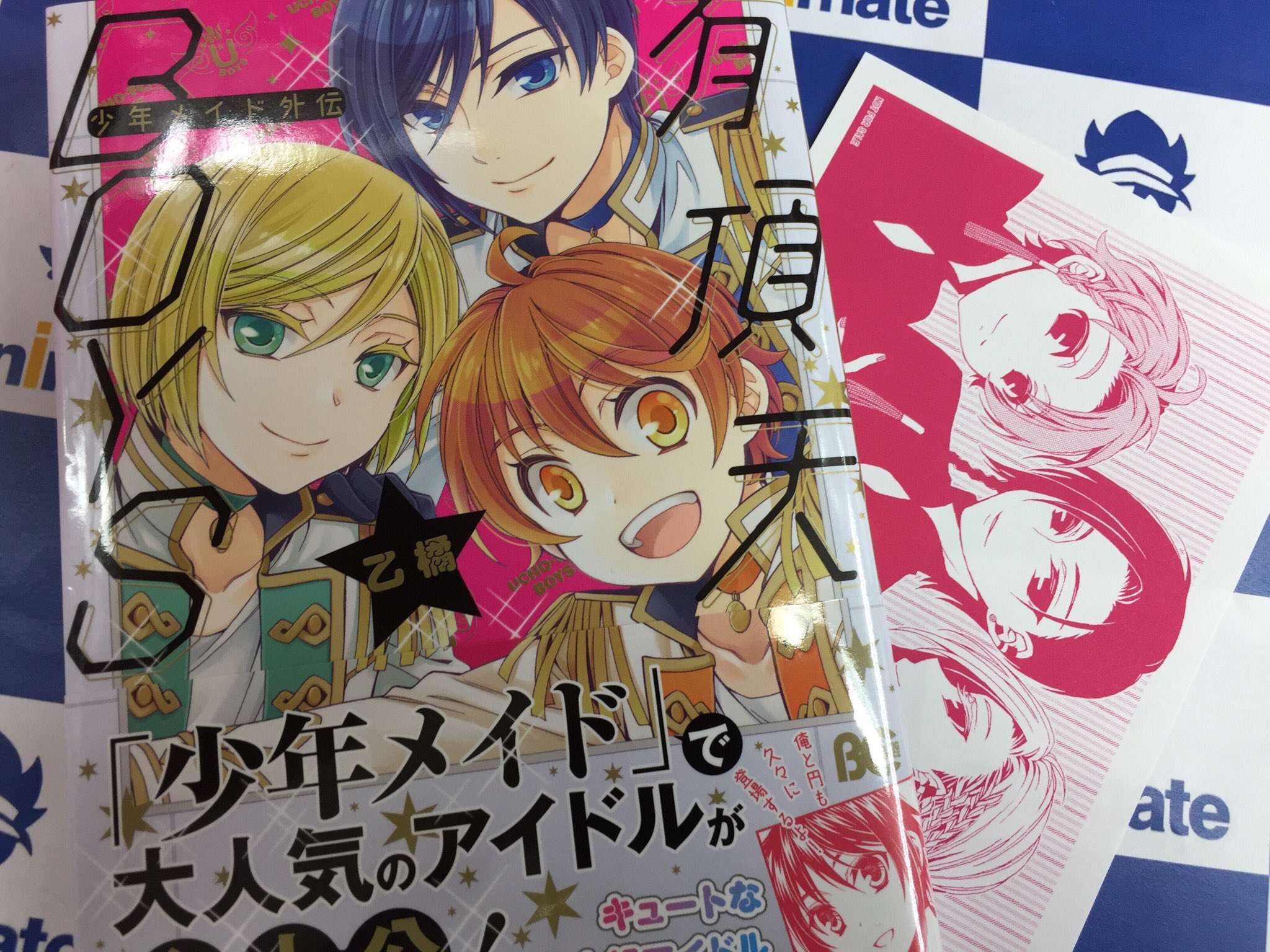 アニメイト所沢 書籍入荷情報 ビーズログコミックス 少年メイド外伝 有頂天boys アルバート家の令嬢は没落をご所望です 1巻 それぞれに アニメイト特典 メッセージペーパー が付いてくるトコ 少年メイド 有頂天boys T Co