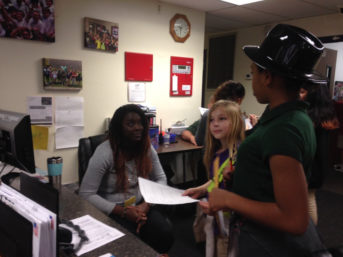 ScienceNana17's tweet photo. Final product from WIN Wednesday 5th grade enrichment group.  Staff members interviewed and wanted posters made by the groups.  #Power2thePurple https://t.co/gHmvzdK49Q