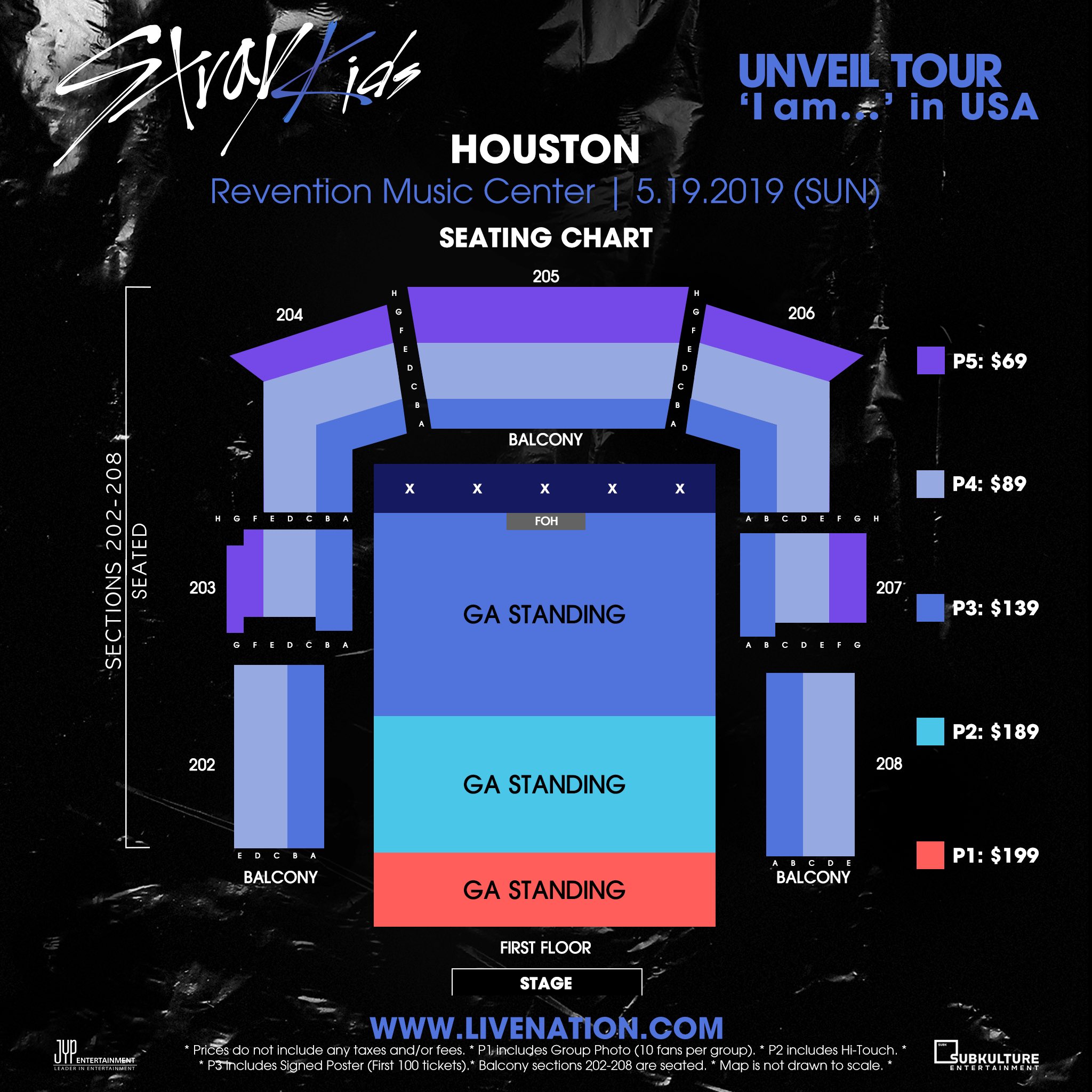 Revention Music Center Seating Chart