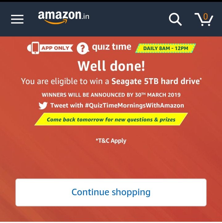 #QuizTimeMorningsWithAmazon