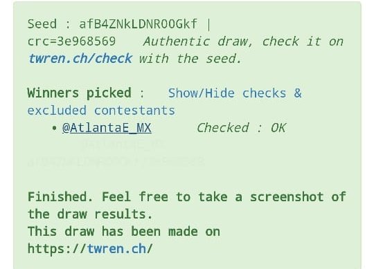 Tenemos Ganador del sorteo del Mascot Logo!! 🎨
@AtlantaE_MX 

Estaremos sorteando más cositas con @GamingSquadGG y <a href="/TaurusGamingGG/">Taurus Gaming™</a> 

Estén Atentos!! 🚨