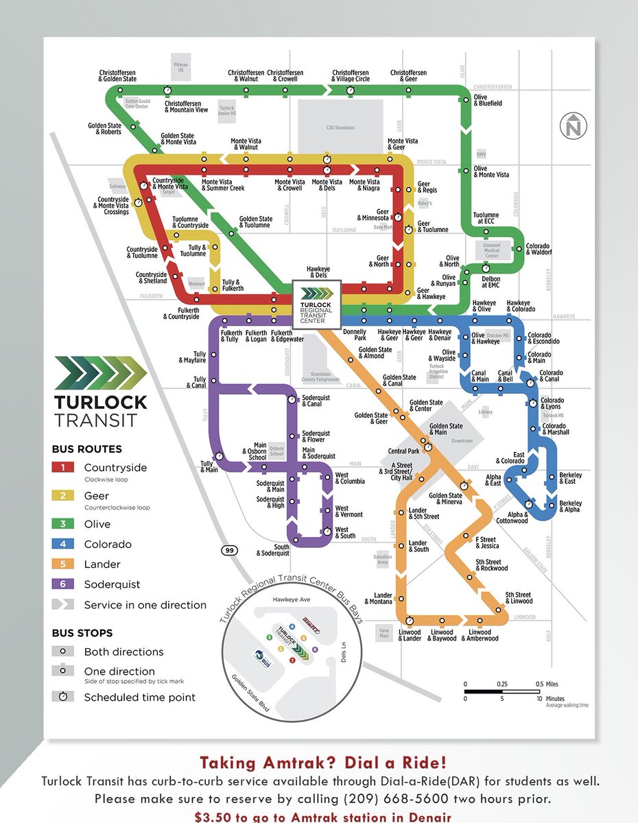 asisc_stanstate's tweet photo. Need to get around Turlock? Don’t forget you can ride the Turlock Transit FREE with your Warrior ID! Swipe left to check out the routes! 😁🚍 #TurlockTransit https://t.co/QgFtKo5WWy