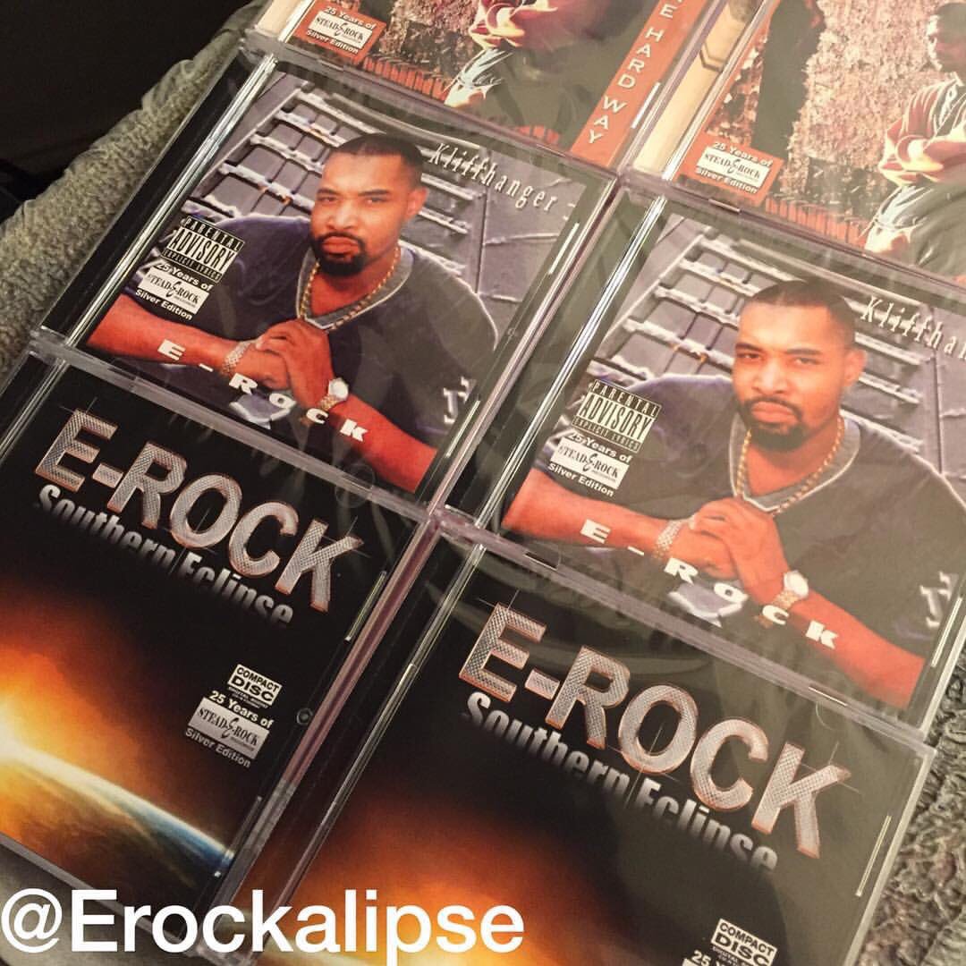 STEADEROCKMUSIC's tweet photo. Look for all the @erockalipse Special Edition CD's on @eBay Now! #Music #hiphop #rap #artist #erockalipse #dope #wshh #worldstarhiphop #onethehardway #kliffhanger #southerneclipse #erock #mcerock https://t.co/lWB6YY5cAx