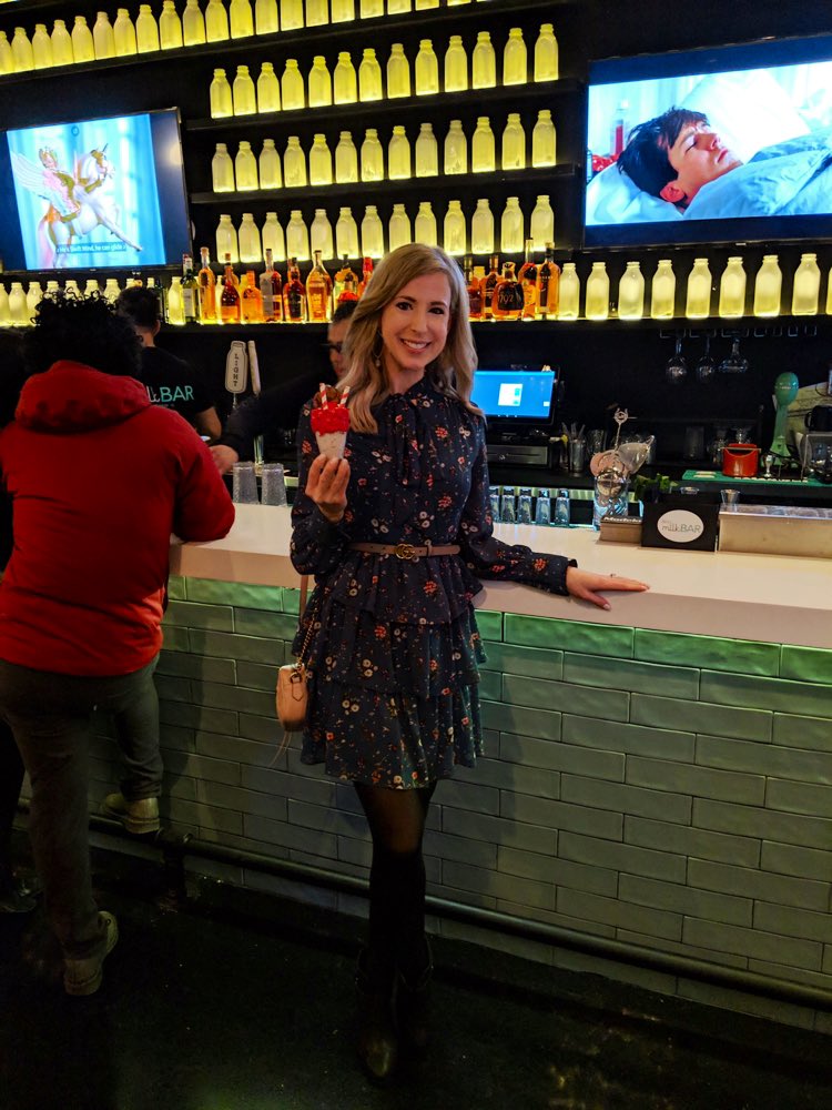 Checked out JoJo’s Milk Bar tonight. Cute photo ops and yummy shakes! 🍧🍦🍨 Opens to the public tomorrow!