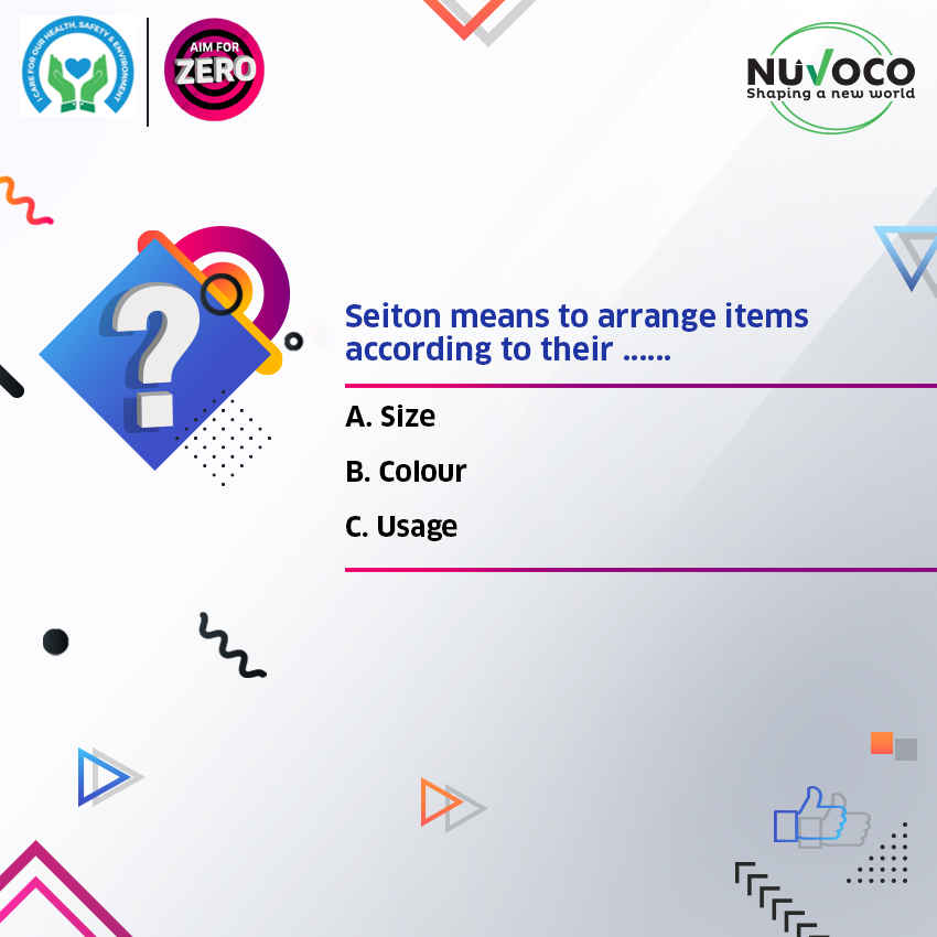NuvocoVistas's tweet image. #Nuvoco celebrates Health Safety &amp;amp; Environment month with #NuvocoHSEQuiz. Here is #Question9. Stay tuned for more. #ContestAlert.
