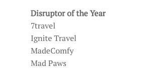 Big thanks to <a href="/mumbrella/">Mumbrella</a> <a href="/Mumbrellanews/">Mumbrella News</a> for shortlisting <a href="/madpawsau/">Mad Paws</a> in this years Travel Marketing Awards - Disruptor category.
<a href="/ASoulopoulos/">Alexis Soulopoulos</a> <a href="/thomasderricott/">Thomas Derricott</a> <a href="/chrisnheu/">Christopher Nheu</a> <a href="/bbweb/">Bjorn B.</a> @rolf0508 <a href="/PacasJan/">Jan Pacas</a> <a href="/JustusHammer/">JustusHammer</a> 
mumbrella.com.au/mumbrella-trav…

PS <a href="/MadeComfyau/">MadeComfy</a> here we go again 🤣🤣