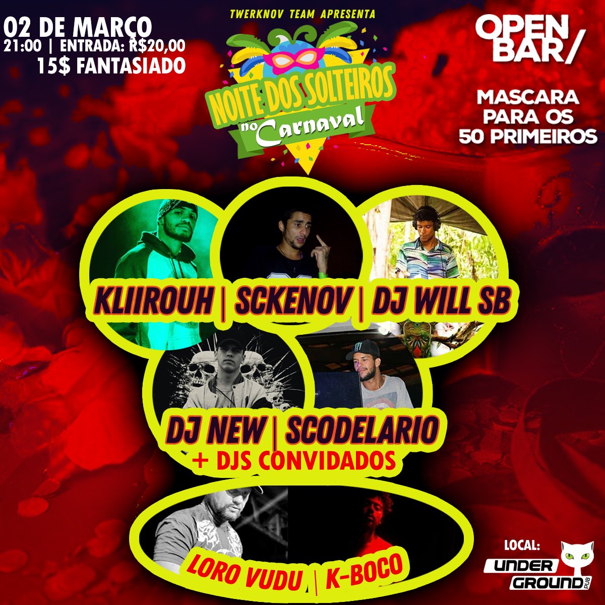 twerknovteam's tweet photo. O Time do @twerknovteam estará unido nessa ultima celebração das atividades da produtora na cena da cidade. Convidamos mais 2 grandes DJ's que ja fizeram parte da nossa grande e linda história na cena da cidade...convidamos VOCÊ para curtir mais uma edição da #NoiteDosSolteiros. https://t.co/MnwCI2nfe0