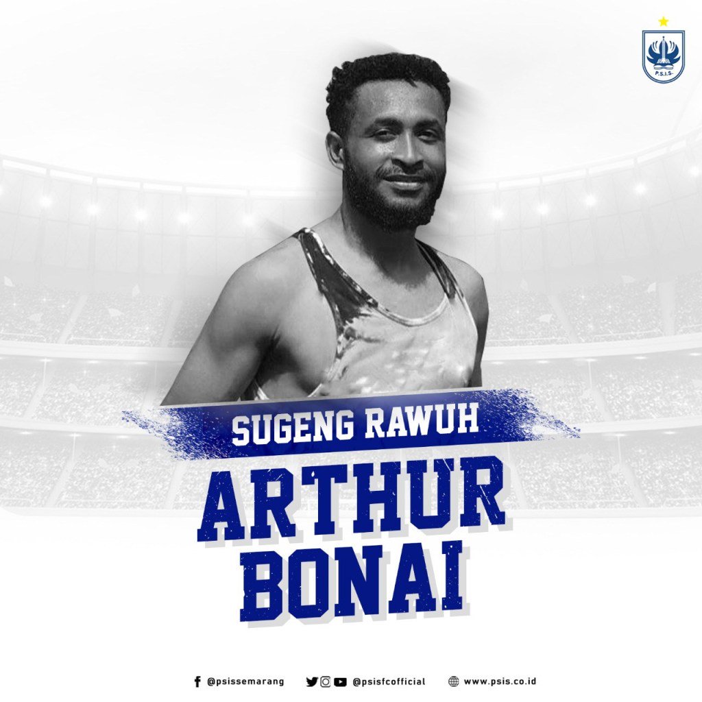 Perkuat Lini Tengah, PSIS Semarang Resmi Kontrak Arthur Bonai web.psis.co.id/2019/02/28/per…