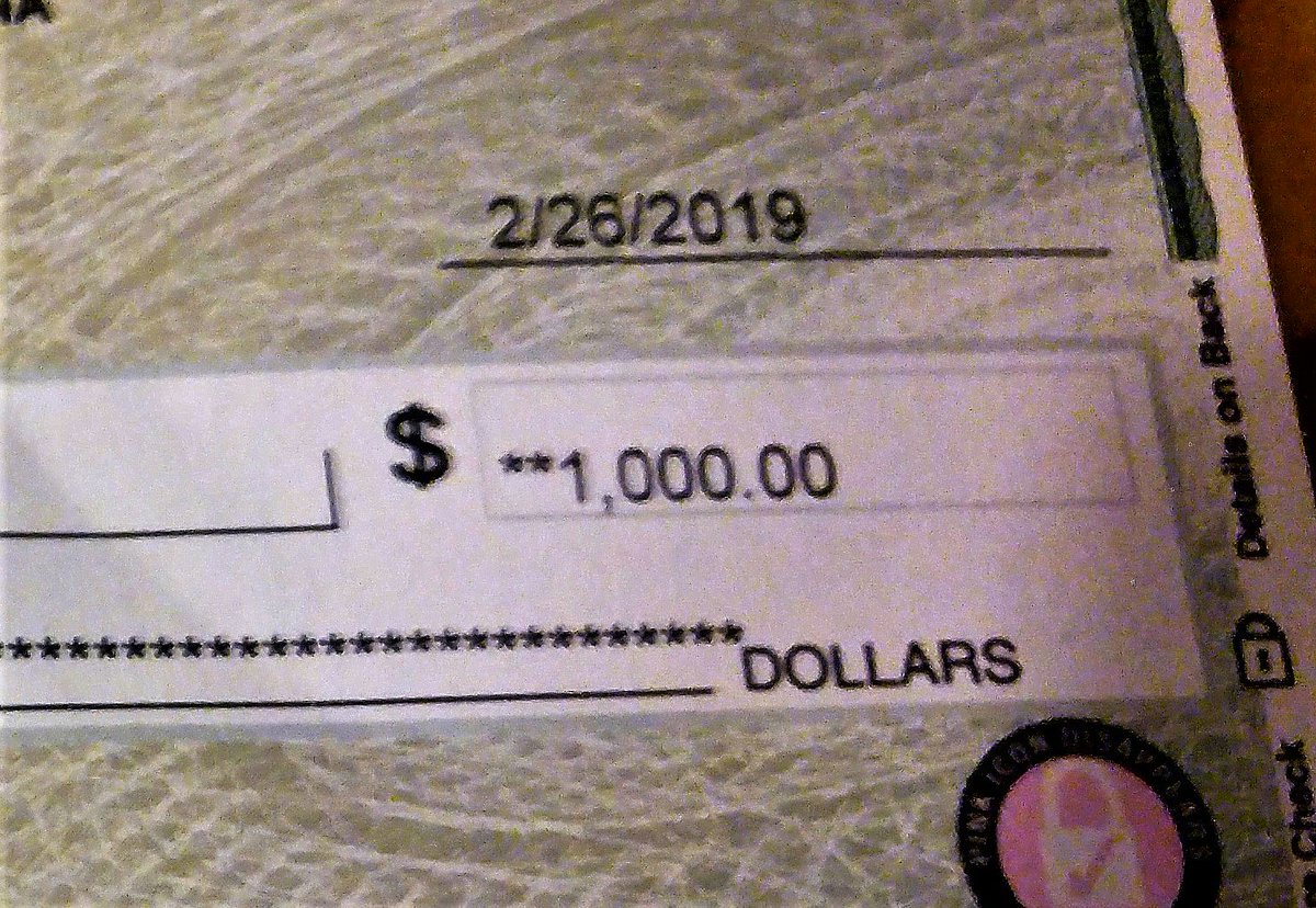 Picked up a check this evening for our AFJROTC program courtesy of SRP and the Better Business Bureau. Cadet Emma Nelson won a $1K scholarship AND $1K for our program through this new SRP/BBB program.  Well done Emma!