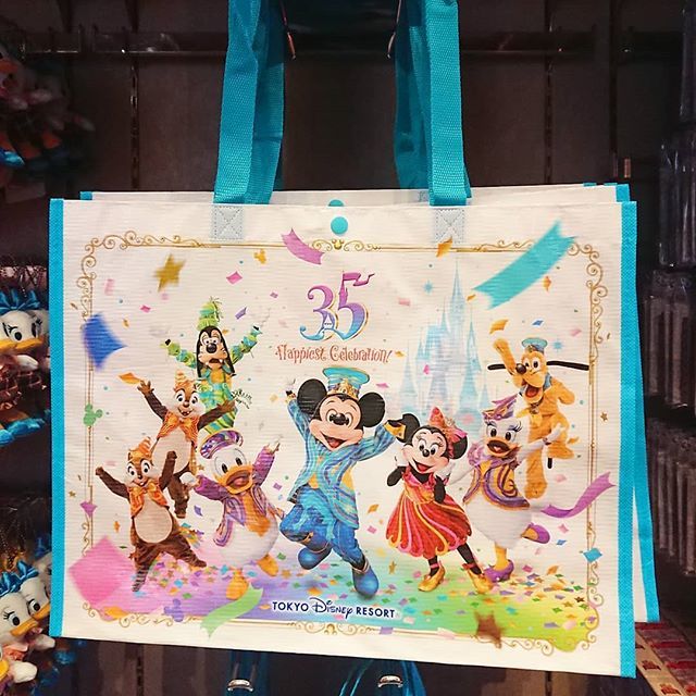 東京ディズニーランドグッズ ライブグッズ買い物代行購入 スグキチャオ Tdr35周年 いろいろ最後な 実写 デザインの ショッピングバッグ スグキチャオ 買い物代行 グッズ代行 ディズニー代行 お土産代行 購入代行 東京ディズニーランド