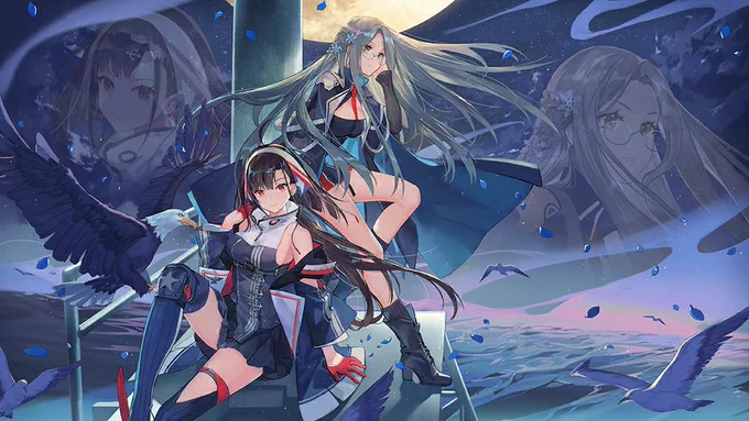 新ログイン画面とイベント背景、シャングリラとインディペンデンスのスキルアイコンです(*^^*)

#アズールレーン 
#碧蓝航线 