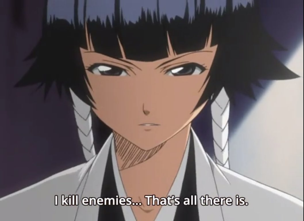 Her general personality is a little grating, but I definitely had a crush on Soi Fon.