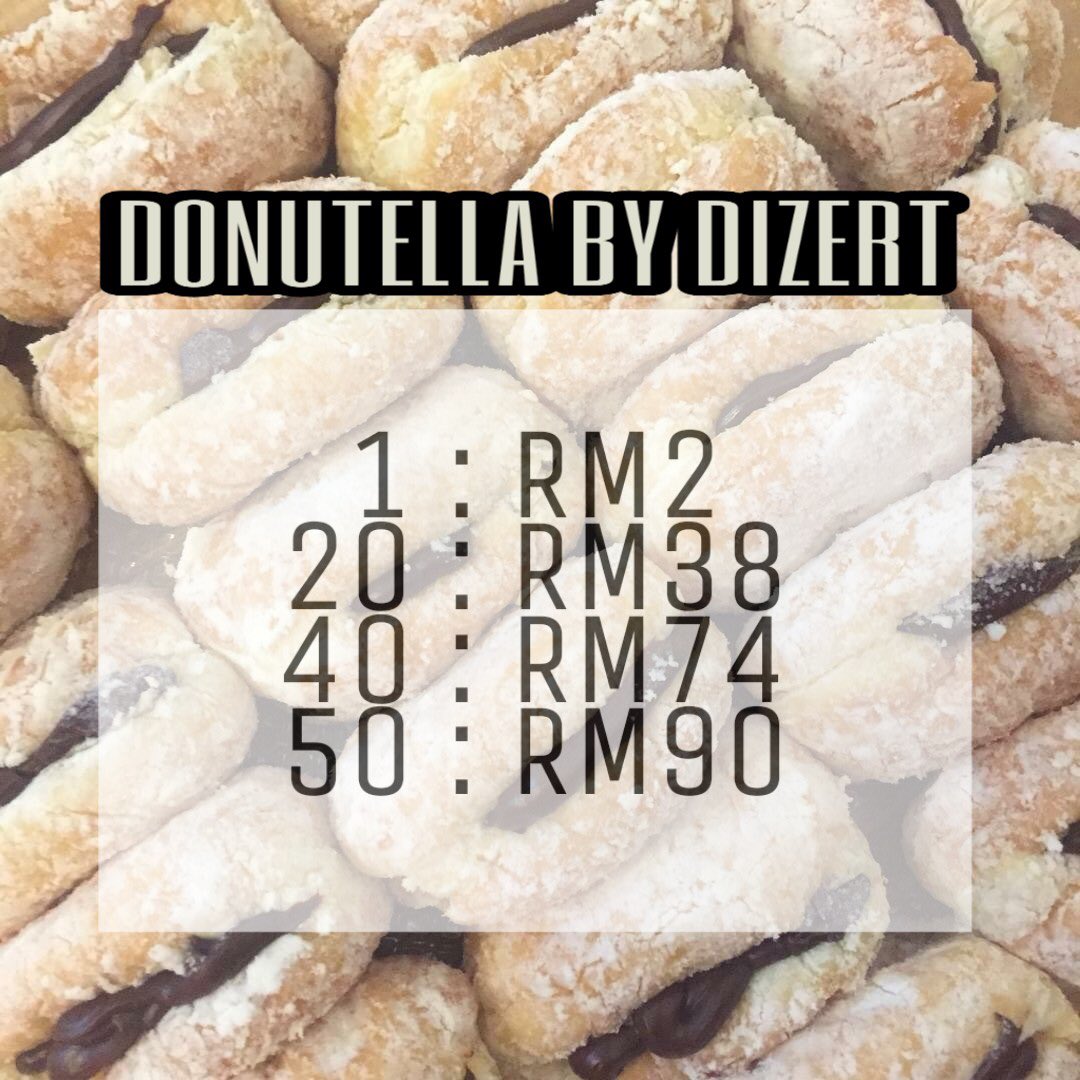 DIZERT_MY's tweet photo. Hiiii 🌸🌸
Harini open order untuk DONUTELLA ye.
Self Pickup malam ni 8pm onwards di Taman Dagang Ampang 🤝 https://t.co/sjOALkFFhX