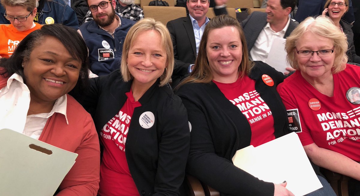 ErinZamoff's tweet photo. MN ⁦⁦@MomsDemand⁩ thrilled to see HF 8 background checks on all gun sales just pass the Public Safety Committee! #MNLeg #UpdateBackgroundChecks https://t.co/LONG7hyqrR