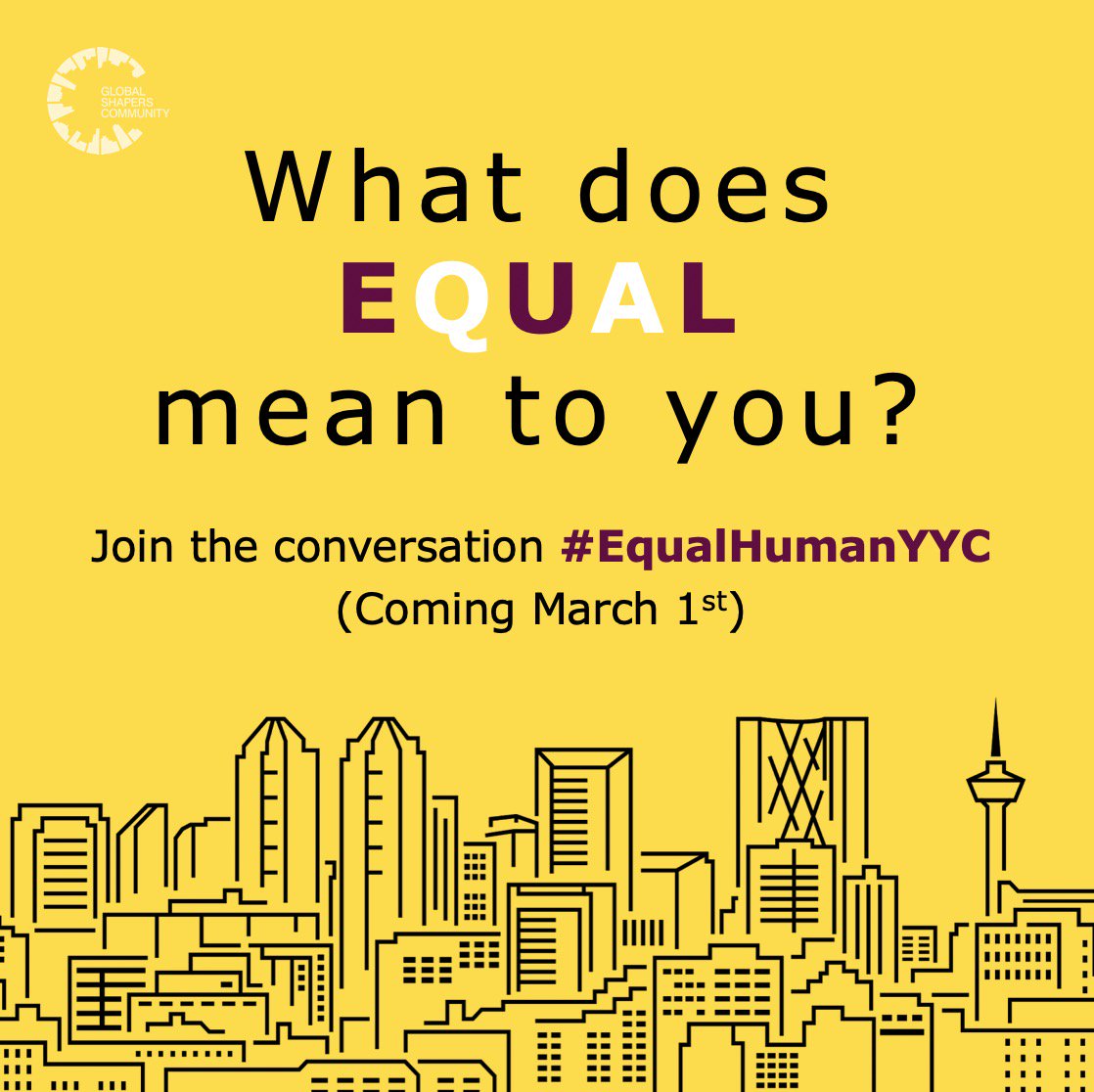 YYCShapers's tweet photo. What does #EqualHumanYYC mean to you? What does = mean to you?
=human, coming soon... @yycshapers #IWD2019 #genderequality #yyc https://t.co/skObkPyceo