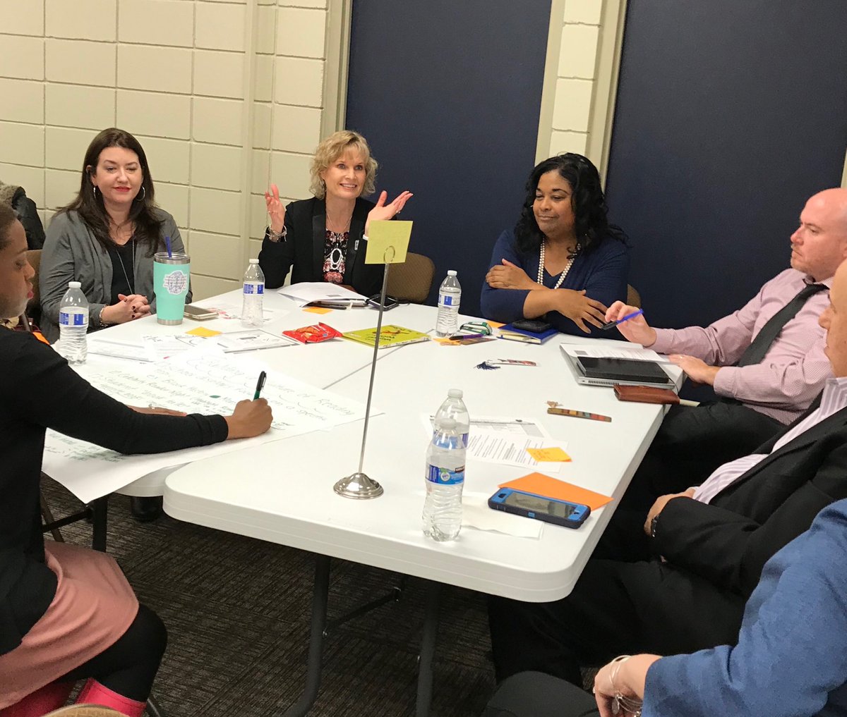 CarlaJAcademics's tweet photo. MSDLT’s talented Elementary & ELC Principal team collaborating during a professional learning community. #AcceleratingStudentAchievement @ltgoodnews https://t.co/hEmZ6PyYBJ