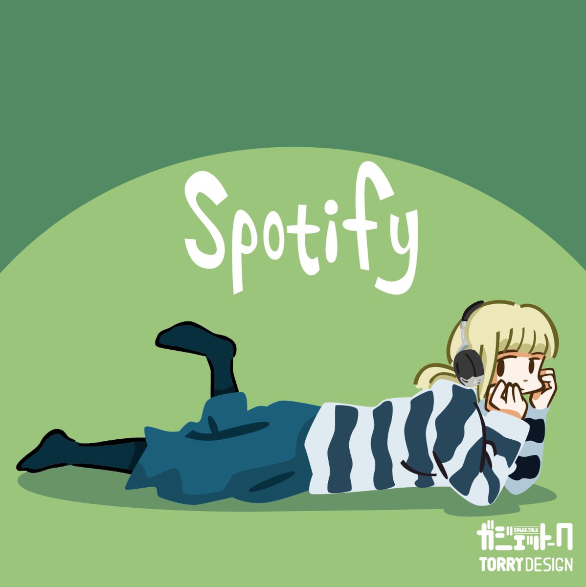 Torry Apple Musicよりspotify派 ガジェットーク Cute Art Illust Illustration Fashion Drawing Lines イラストレーター イラスト イラストレーション ファッション 絵 Girl 女の子 T Co 6wch03jytm