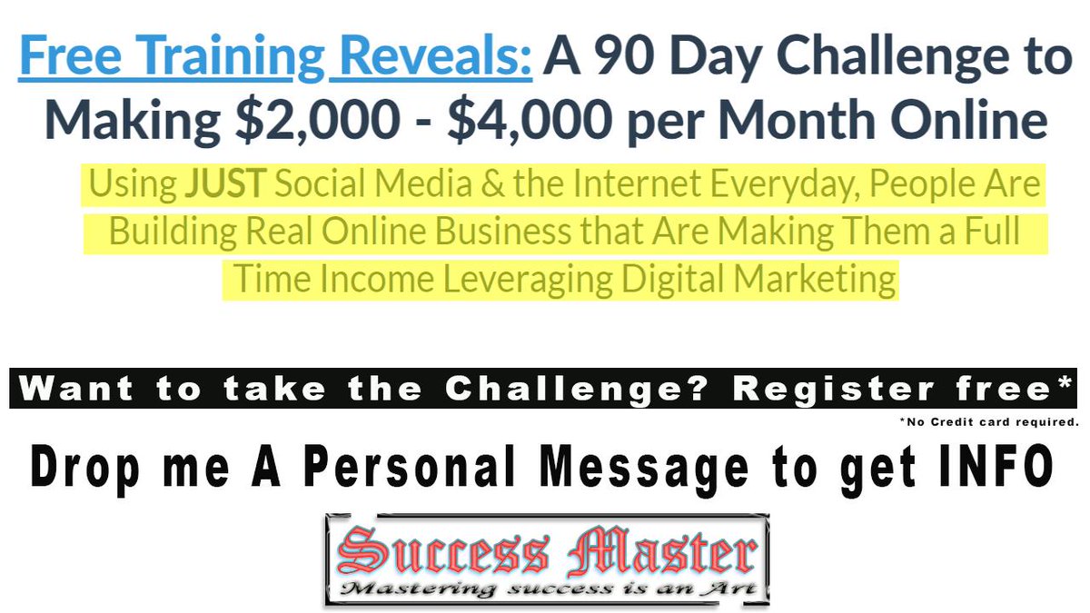 imvijaygir's tweet photo. #affiliatemarketing #affiliate #digitalmarketing #internetmarketing #networkmarketing #mlm #entrepreneurship #entrepreneurmindset #successmaster #lifestyle #earnmoney #affiliatemarketingforbeginner #TeamWorkMakesTheDreamWork  #teamwork
or join me over #Facebook https://t.co/Ft5ptzkj7U