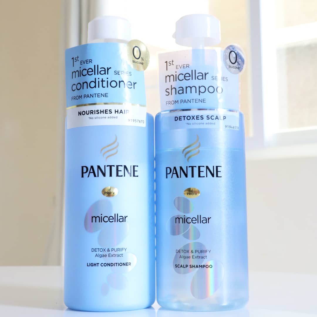 saytioco's tweet photo. We all expose our hair to STRESS everydaaaaay but it's not too late to give it life by detoxing using the Pantene Micellar Shampoo and conditioner! @pantenephilippines is the best for me! #PanteneMicellar #GoGentle #saytioco https://t.co/svIrefiJGe
