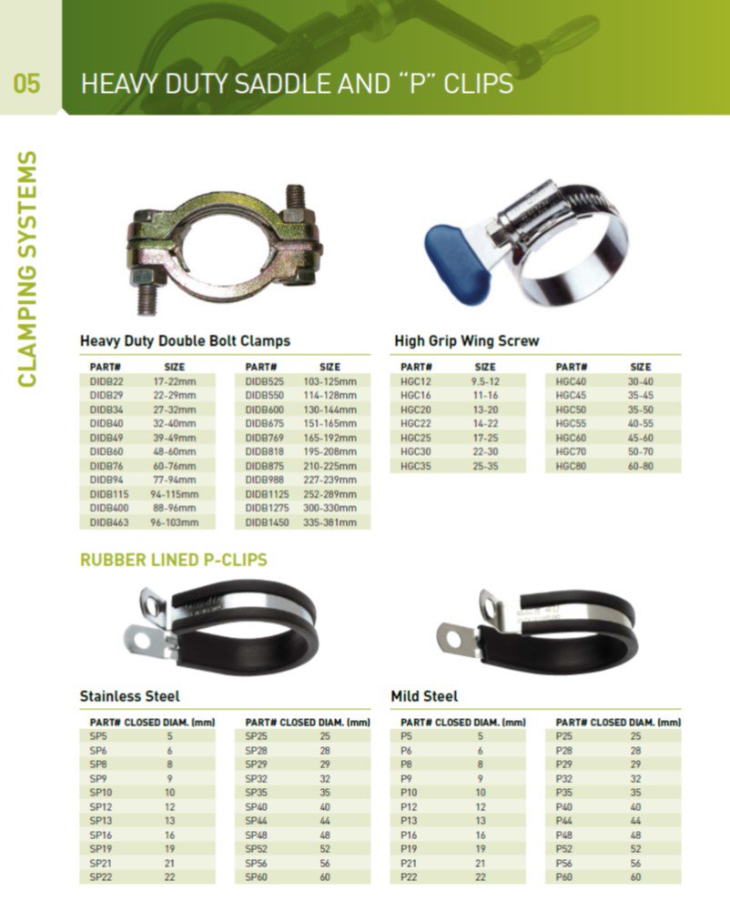 Millennium Coupling Company UK (@coupling_uk) on Twitter photo Heavy Duty Bolt Clamps, High Grip Wing Screw, and Rubber Lined P-Clips all available in stock. See page 68 of our catalogue.
For more information please contact 01772 653530, or sales@mcc-ltd.com
#engineers #manufacturing #engineerjobs #engineer #engineeringuk #MCCUK Heavy Duty Bolt Clamps, High Grip Wing Screw, and Rubber Lined P-Clips all available in stock. See page 68 of our catalogue.
For more information please contact 01772 653530, or sales@mcc-ltd.com
#engineers #manufacturing #engineerjobs #engineer #engineeringuk #MCCUK