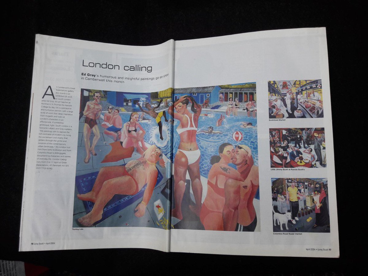 edgrayart's tweet photo. From the canvas to the page...
Tooting Bec Lido Swimmers Tooting South London
https://t.co/dgFzpgcgu0 https://t.co/Rdn5MGgmls