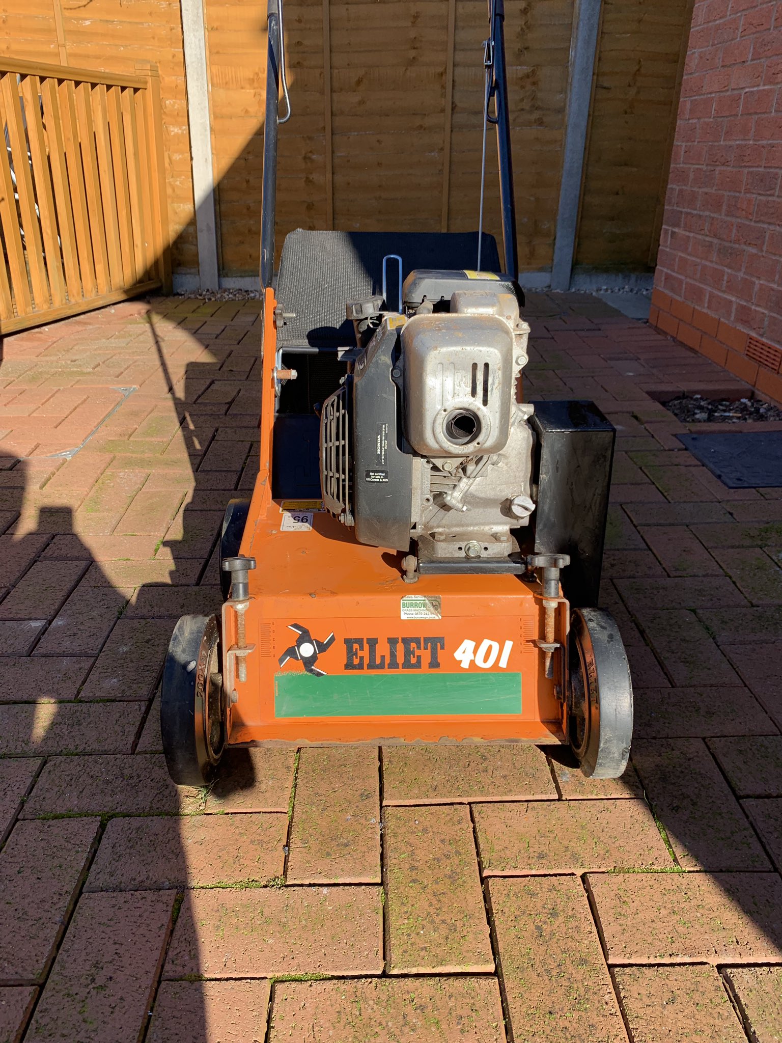 DSM Lawn Care Ltd on Twitter "For sale Eliet 401 Scarifier £450.00. 8