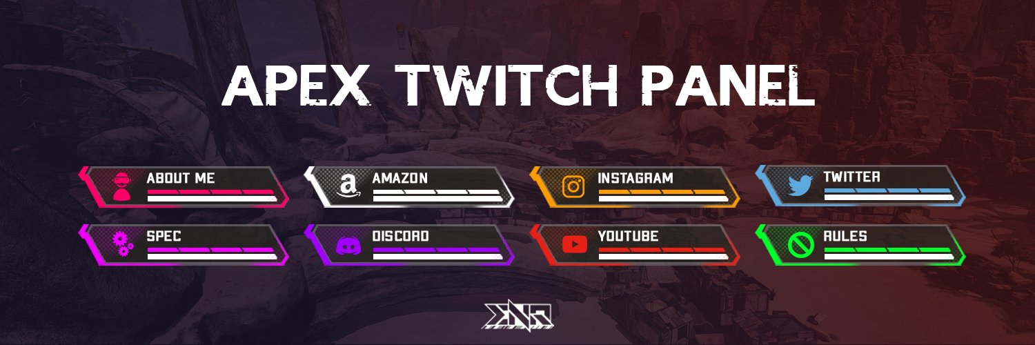 えんでば 日頃の感謝も込めて Apexモドキのtwitch用パネルを 無料 で全員に配布します 良かったらこのツイートをrtし ダウンロードしてみよう ダウンロードリンクはコチラ T Co Nj1us5lsi8 サイトに従って進めば誰でも