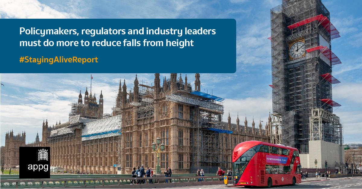 TrainingSkyward's tweet photo. PASMA’s Madam chair Gillian Rutter director of Skyward Training  and Hire Access was in parliament this week supporting the launch of ‘APGR  for Working at Heights latest report’.  
#workingatheight #constructionsafety #parliament #stayingalivereport https://t.co/9lV5GAzPee