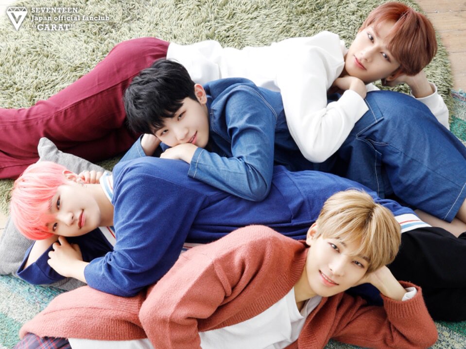 moonlover610717's tweet photo. Seventeen 2018 Japan calendar other cuts #96lines
Love #wonhui 's hair color here 🥰 https://t.co/b8OEhJiy95