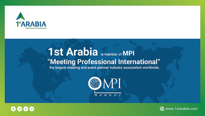 1starabia's tweet photo. 1st Arabia is a member of MPI "Meeting Professional International"
The largest meeting planner and event planner industry association worldwide.

#branding #exhibit #exhibitions #global_exhibiting #conventions  #MPI  #be_a_part #join #connect #local #international #participation https://t.co/69agh3zO2v