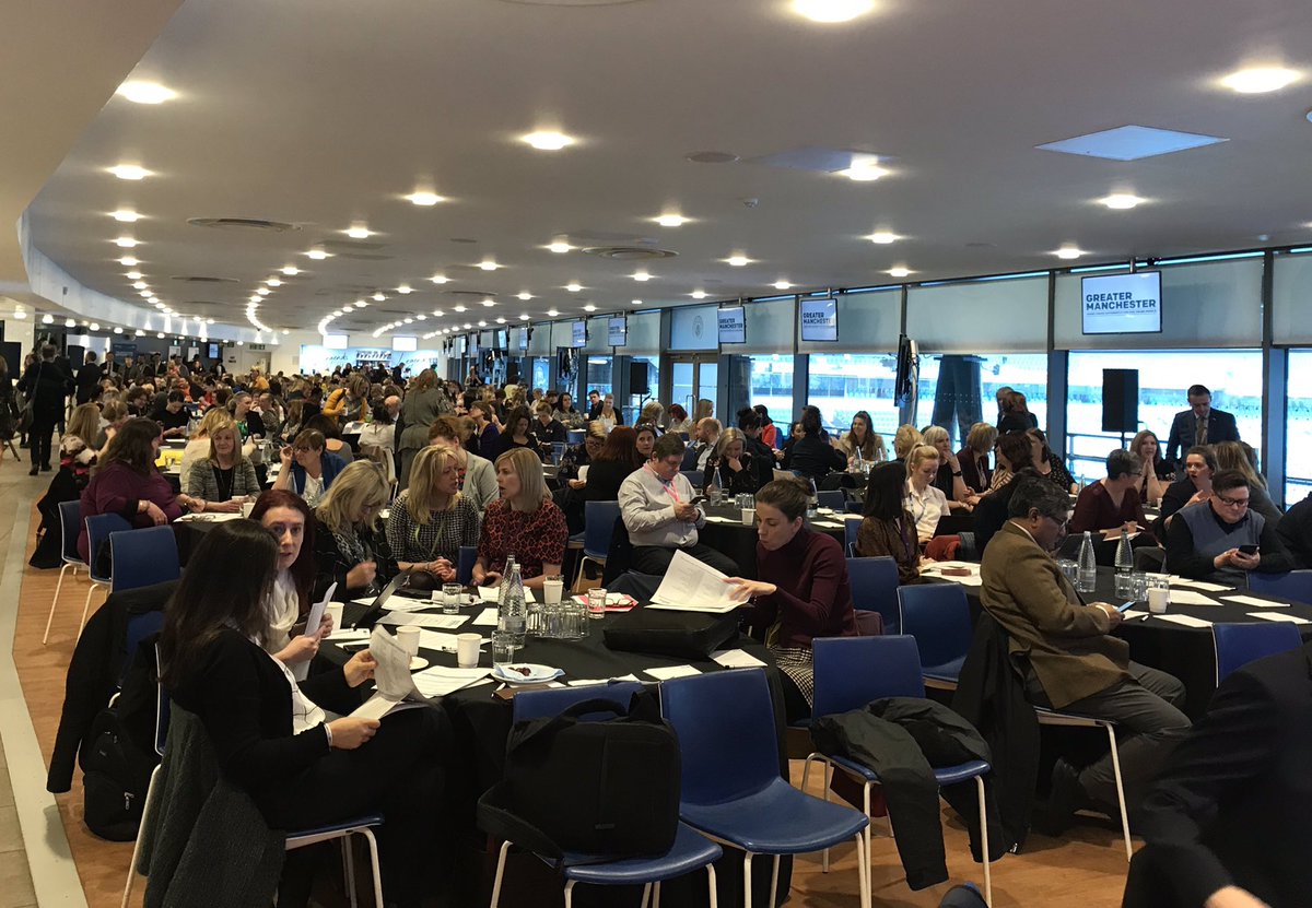We are at the <a href="/Etihad_Stadium/">Etihad Stadium</a> today ready for our School Readiness Summit. More than 300 organisations will come together to explore what more can be done to ensure all our children start school ready to learn #SchoolReadyGM