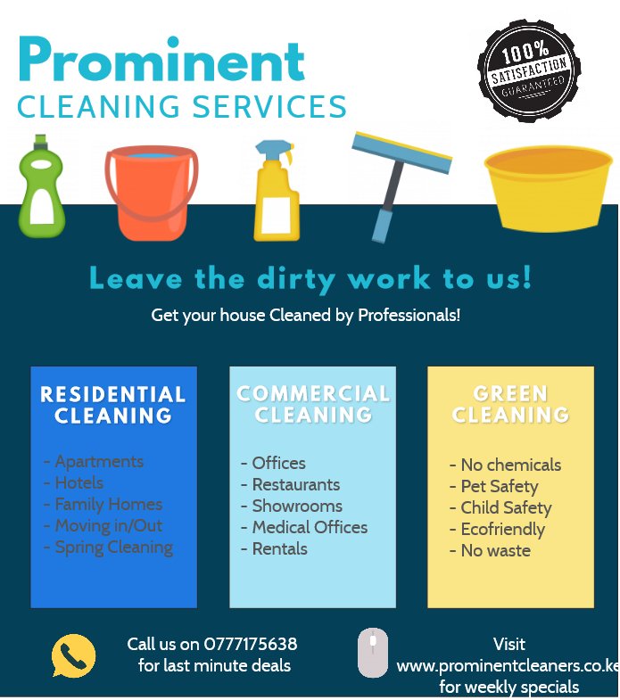 ProminentClean2's tweet photo. If your office is a mess then get your boss to call our Cleaning, we can get your working spaces clean in a few days and then work to keep it that way with our contract cleaning services. Call us on 0777175635 or email us info@prominentcleaners.co.ke. https://t.co/ldCQwmadII