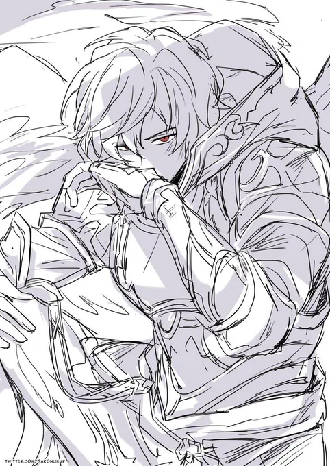 redrawing last year #Sandalphon doodle, love the result &lt;3 

https://t.co/v07sx7Ykvj 