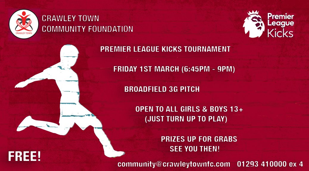The Crawley Town Community Foundation tweet media