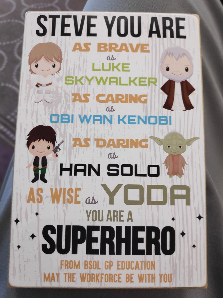 SabenaJ's tweet photo. #bsolgpe speaker thank you gift ....
@stevewalter18 #maytheworkforcebewithyou #GPEducation https://t.co/dCuBSf7BS5