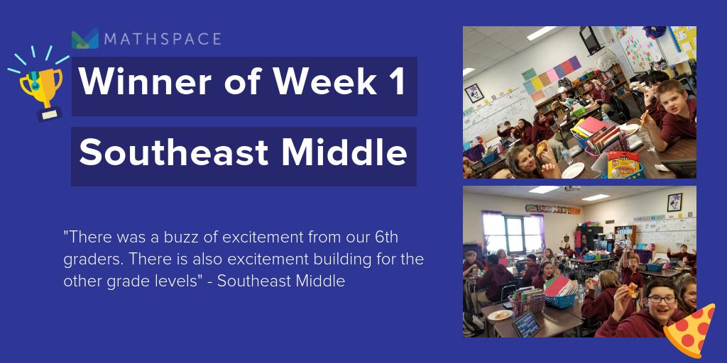 mathspace's tweet photo. A special shout out to @SEMSPatriots for topping the schools of week 1 in our Growth Challenge! We love seeing the excitement and growth in students. Keep up the good work 💪 #MathspaceChallenge
Read more on https://t.co/KAWO8blHTe https://t.co/OALWu0cE8Q
