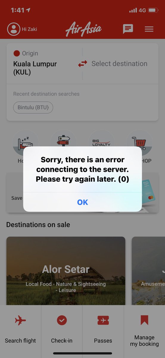 ZakiAris's tweet photo. Hi @AirAsiaSupport, any reason why my apps keep prompted the below error message: https://t.co/Ex7OLnLikf