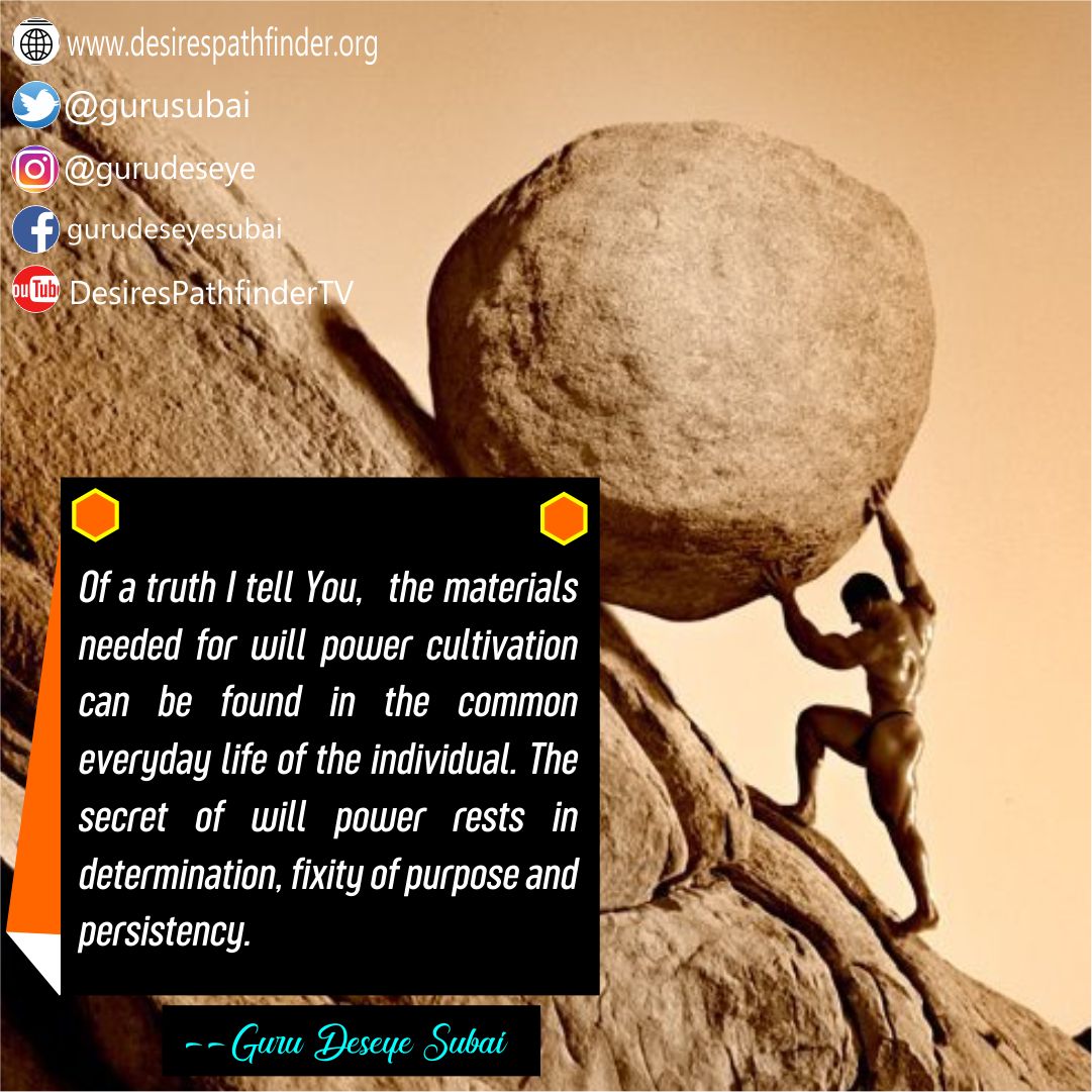 GuruDeseyeSubai's tweet photo. Learn more:
Website: https://t.co/fLVdzxLLAM
YouTube: https://t.co/EycFlEb3QV (Desires Pathfinder TV)
Twitter: @GuruSubai
Instagram: https://t.co/vZzAKFSSWg (@GuruDeseye)
Like and share!!! #DailySpiritualGrowth #DailySpiritualInsight https://t.co/0XYb4dGARM