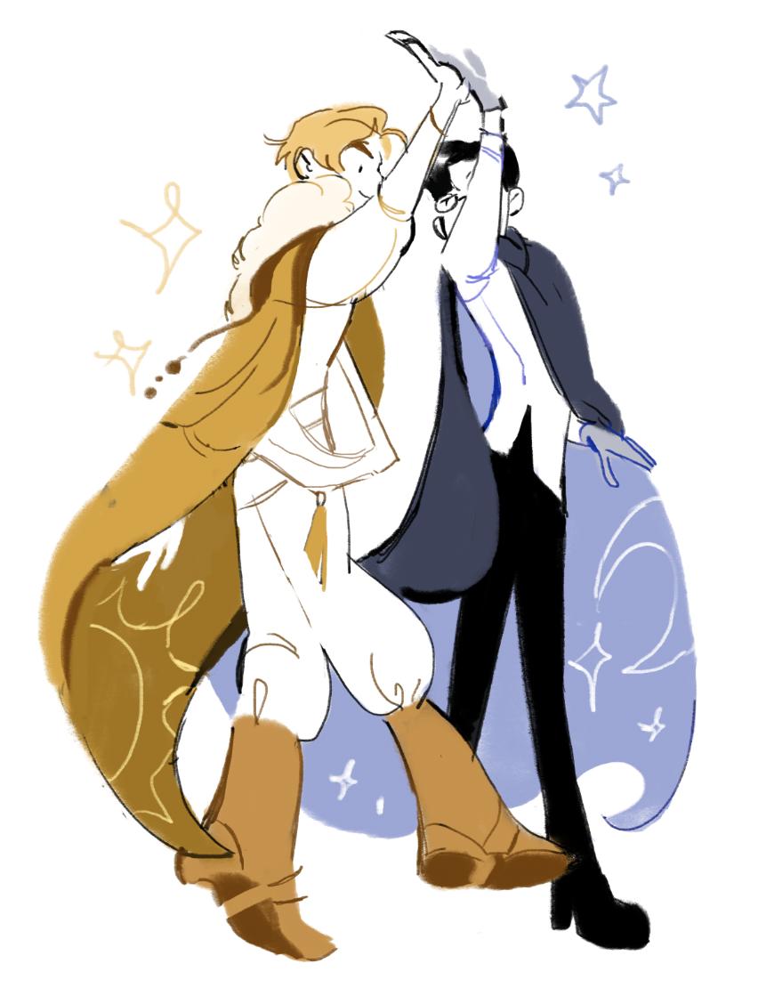 i finished #kingsmaker today......the scene where shin and wolfie danced under the stars was so perfect i honestly felt called out