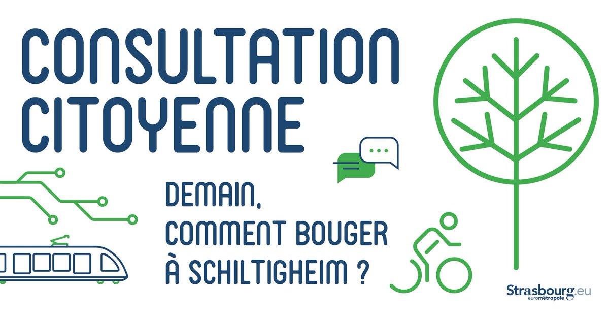 Vous habitez ou vous travaillez à #Schiltigheim ? Comment vous y déplacez-vous ? Avez-vous des difficultés à circuler ? A vous garer ?
Vous avez encore aujourd'hui pour participer à l'enquête sur les #mobilités : bit.ly/2EAaCkz
#transportsencommun #déplacements