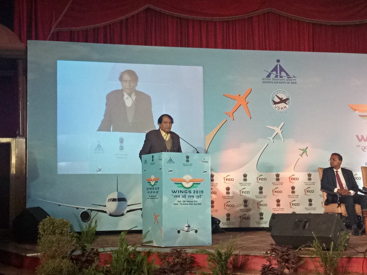 ficci_india's tweet photo. We look forward to the states becoming regular & active partners with the government to drive growth: Mr @sureshpprabhu, Minister of Commerce & Industry and Civil Aviation at #WINGS2019 organized by @ficci_india & @MoCA_GoI. https://t.co/qEm7tjYtVD