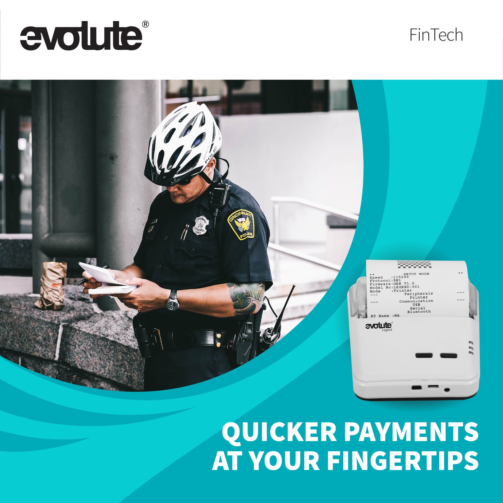 evolute bluetooth printer