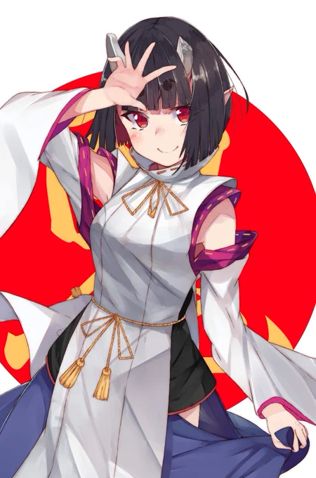 オリジナル鬼っ娘
塗り方いろいろ模索したら偶然の産物ですごく理想の塗りに近づいた
これをいつもできるように反復練習してご 