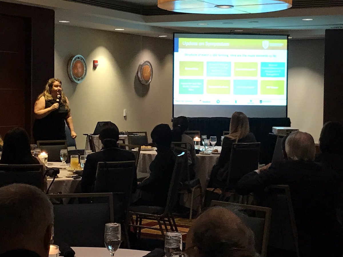 KATZCYLLC's tweet photo. Great dinner and discussion at the Uniting Women in Cyber dinner tonight! #fearlessworkforce #UWIC2019 https://t.co/n01u7tO7MF