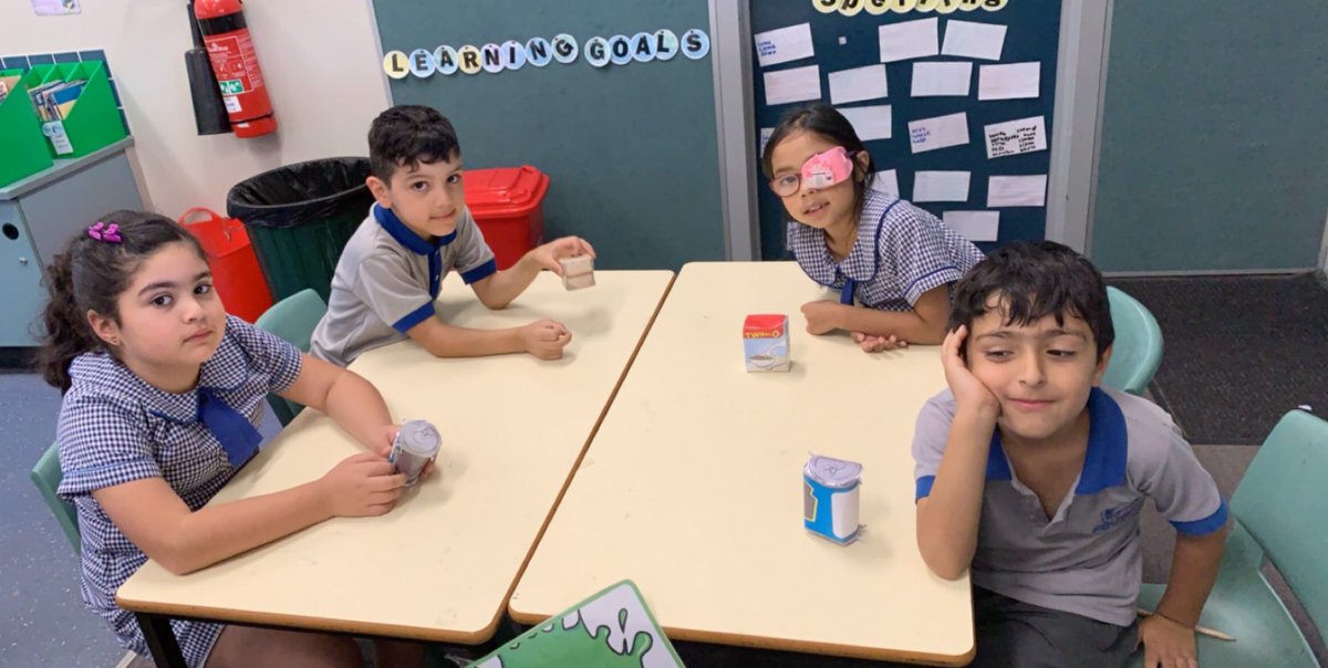 This week for measurement and geometry students learned to identify 3D shapes and where they are found in real life. Students answered the question, is the Egyptian pyramid a square based pyramid or a triangular based pyramid. Students made 3D objects that are found in real life