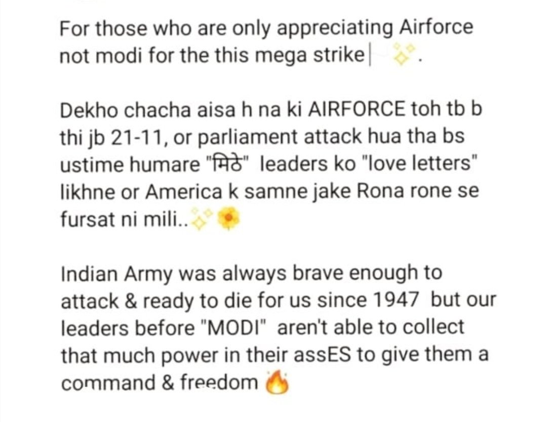 myself_dhruv_'s tweet image. #ModiForNewIndia
#56Inchrocks
#ISupportModi

#CongressPakistanBhaiBhai
#CongressPakistanUnited
#CongressMuktBharat
#CongressSupportsTerrorism