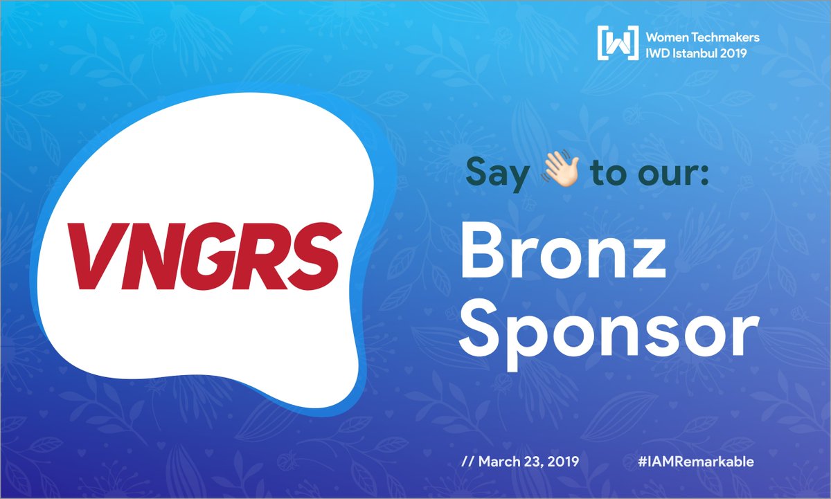 wtmistanbul's tweet photo. İştee karşınızda bir diğer IWD Istanbul'19 destekçisi, @VNGRS 🤩 VNGRS, 23 Mart Cumartesi günü "Bronz Sponsor" olarak IWD Istanbul'19' da olacak 💃🕺🏻 Bu harika etkinliği bir adım daha ileriye taşımamıza yardımcı olduğun için teşekkür ederiz 😍🤗 https://t.co/LOJZFLnfAe