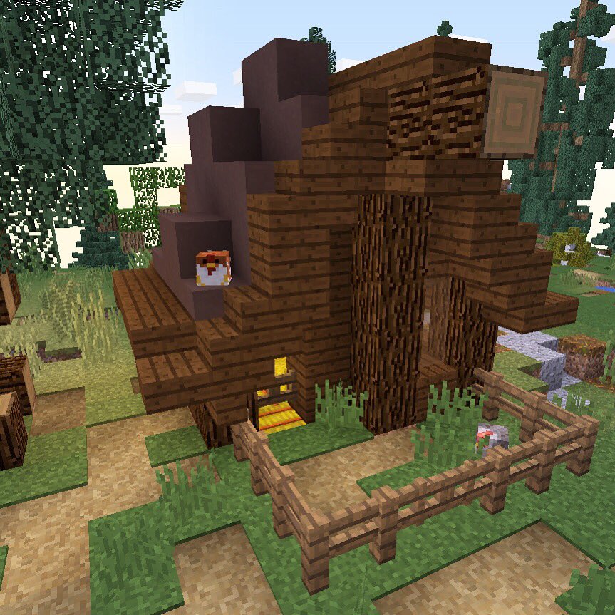 bubbziegaming's tweet photo. Tiny coop! 🐥 
#minecraft https://t.co/l0hS6x1jOi